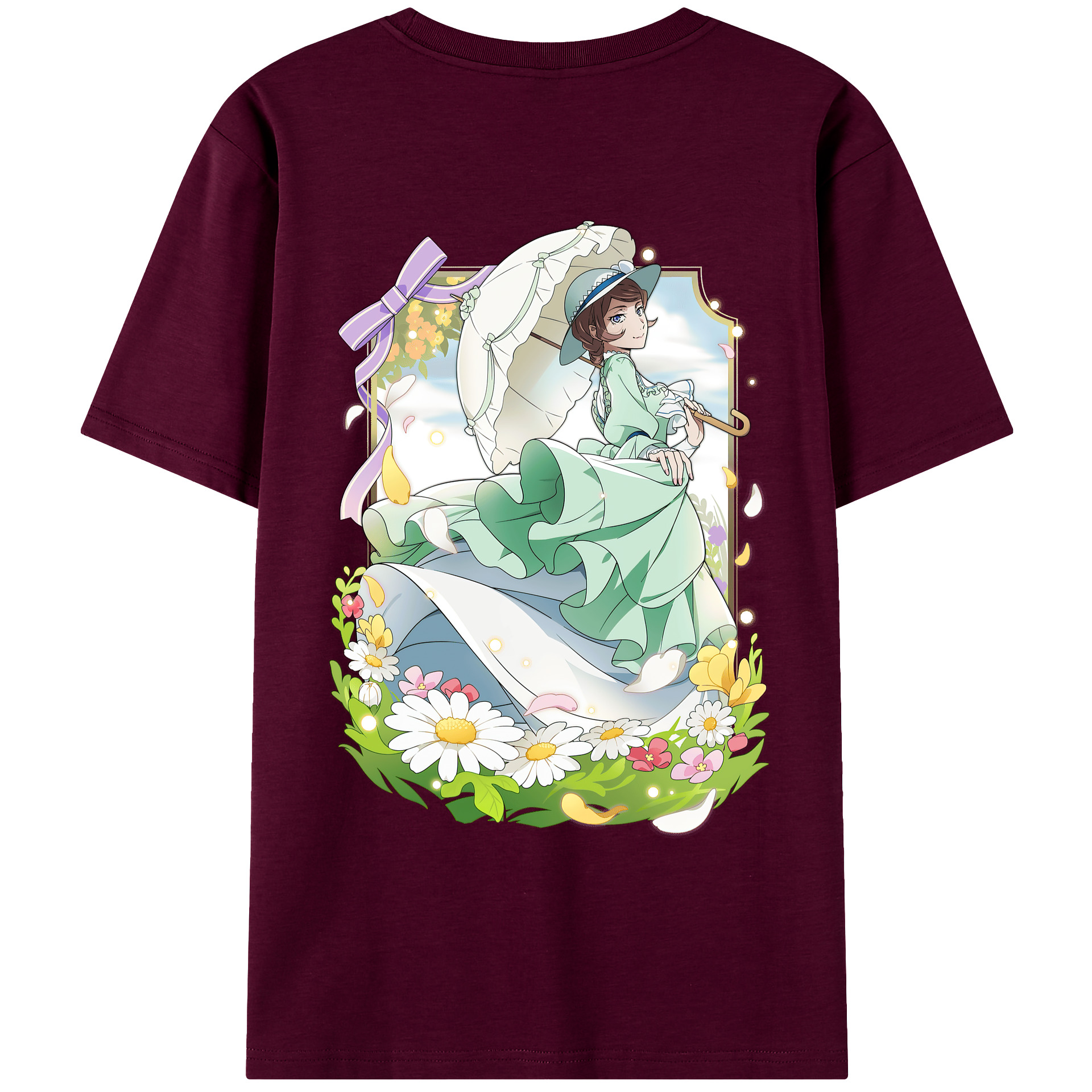 （画像用） 文豪ストレイドッグス Bungo Stray Dogs レディース半袖Tシャツ(バックプリント)